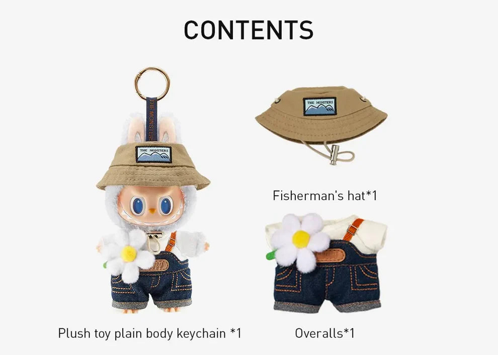 THE MONSTERS FALL IN WILD SERIES-Vinyl Plush Doll Pendant